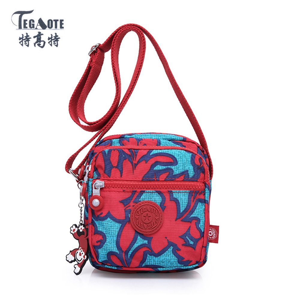 Tegaote 奢華手袋女包設計師迷你女式斜挎斜挎包翻蓋包 Bolsa 手機袋 Sac Femme