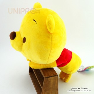 迪士尼 小熊維尼 Winnie the Pooh 趴姿 大頭小身 維尼 桌緣 絨毛玩偶 娃娃 30公分