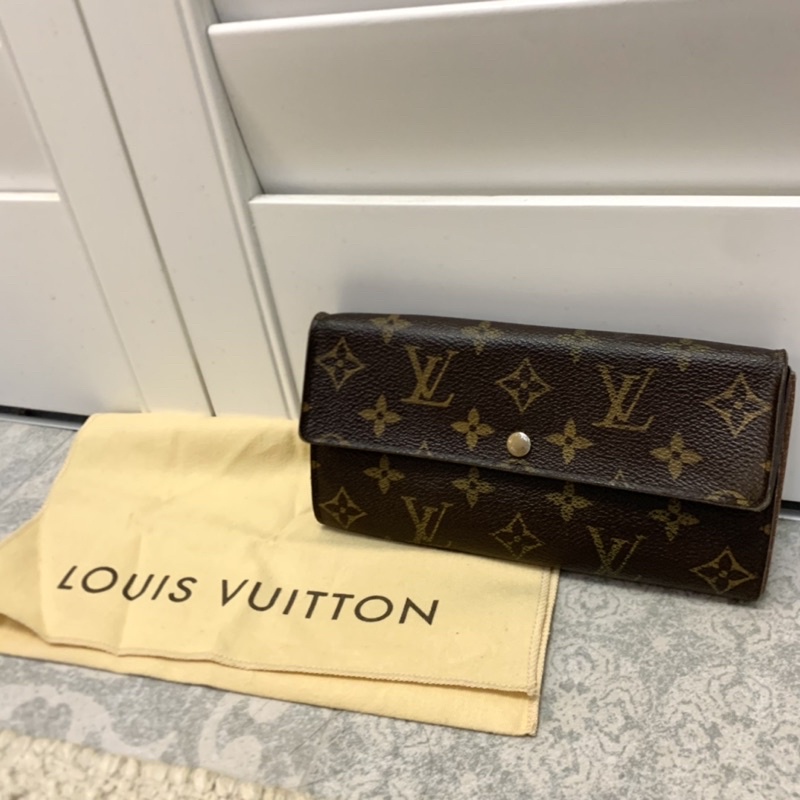 LV 老花長夾 專櫃購入保證正品