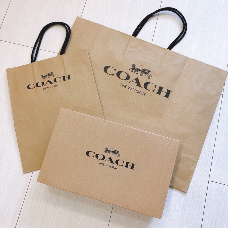 美國代購 coach 紙袋/紙盒 禮品盒