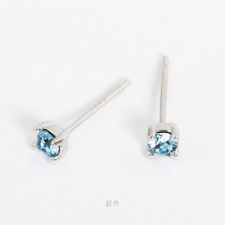 【Bonny & Read】 沉默的高雅耳環 / 12色 / [採用施華洛世奇水晶/純銀]【全現貨賣場】
