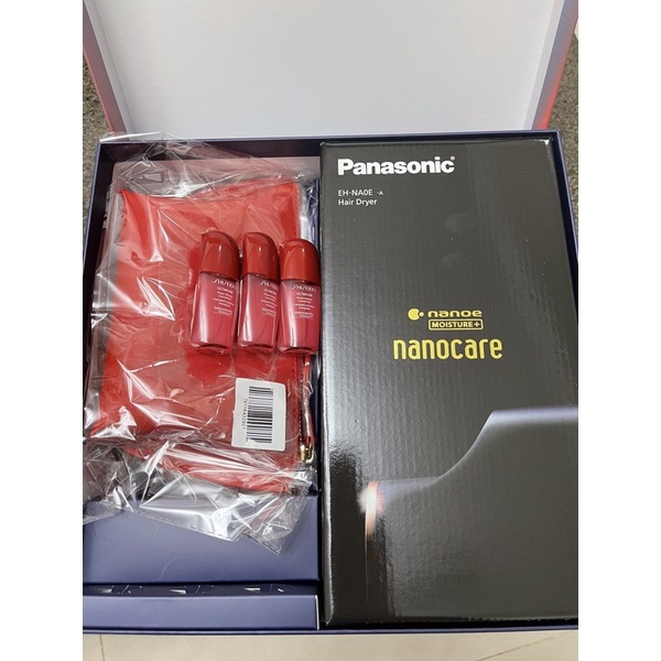 Panasonic 國際牌- 奈米水離子吹風機+資生堂保養品禮盒組 EH-NA0E-A1