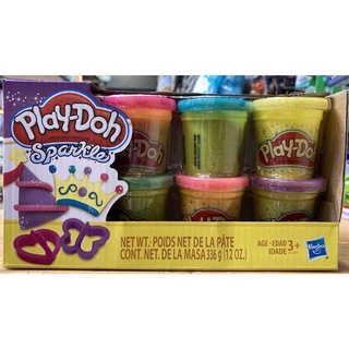 培樂多 Play-Doh 黏土 補充罐 閃亮6色組 六色組 閃亮六色 創意DIY黏土