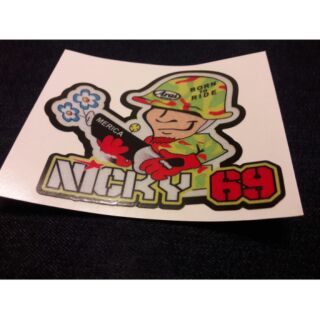 NICKY HAYDEN 迷彩貼 ARAI RR5 肯塔基小子 69