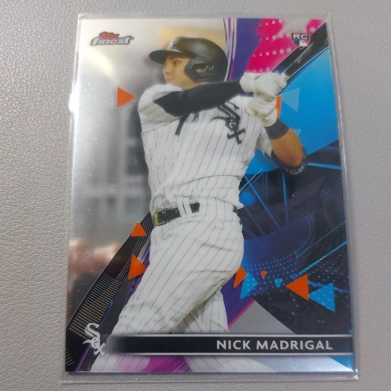 2021 MLB Topps Finest Nick Madrigal RC 新人卡 金屬卡 球員卡