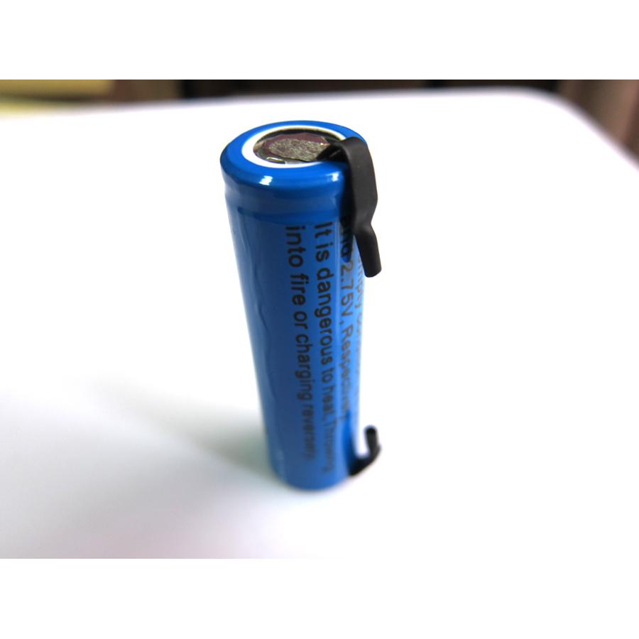 鋰電池神火容量3000mAh3.7V 帶焊片鋰電池 UltraFire 18650