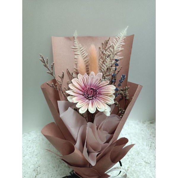 Orange橙典花坊 索拉單支花束 生日花束 畢業花束 感謝花束 蝦皮購物