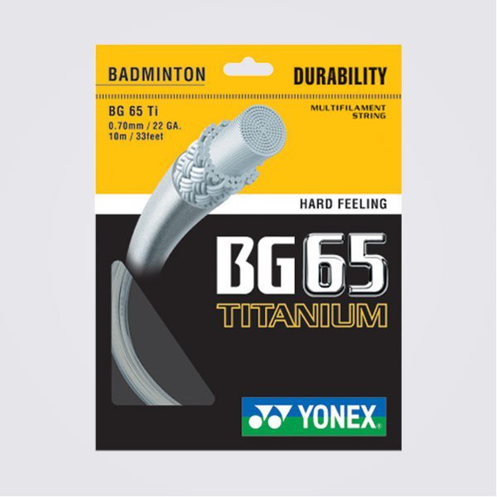 【力揚體育 羽球店】 YONEX 專業 羽球拍線 BG65Ti (65TITANIUM) BG65 羽球線