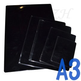 【Mr&amp;Miss】PVC 黑色塑膠板/螢光板/廣告板-A3單個