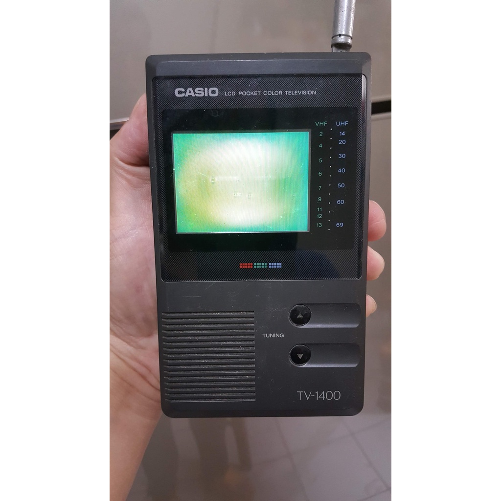 故障 零件機 卡西歐 TV-430小型電視機 早期電視機 CASIO TV-430