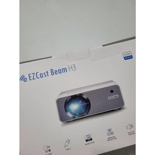 EZCast Beam H3 微型投影機 1080P高清畫質 家庭影院