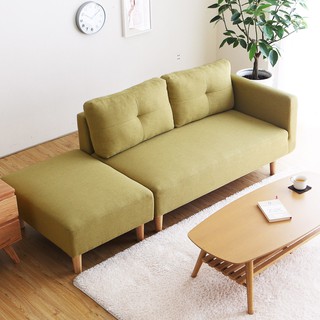 【h&d東稻家居】賽斯托日系簡約雙人+凳沙發4色-135cm【ds036】 diy自行組裝