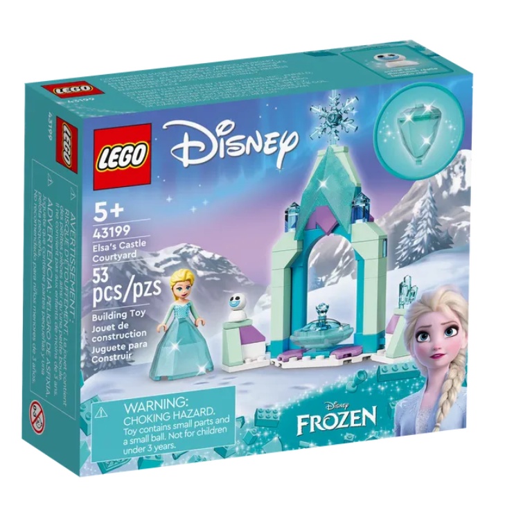 &lt;屏東自遊玩&gt; 樂高 LEGO 43199 Disney 迪士尼系列 冰雪奇緣 艾莎的城堡庭院 現貨