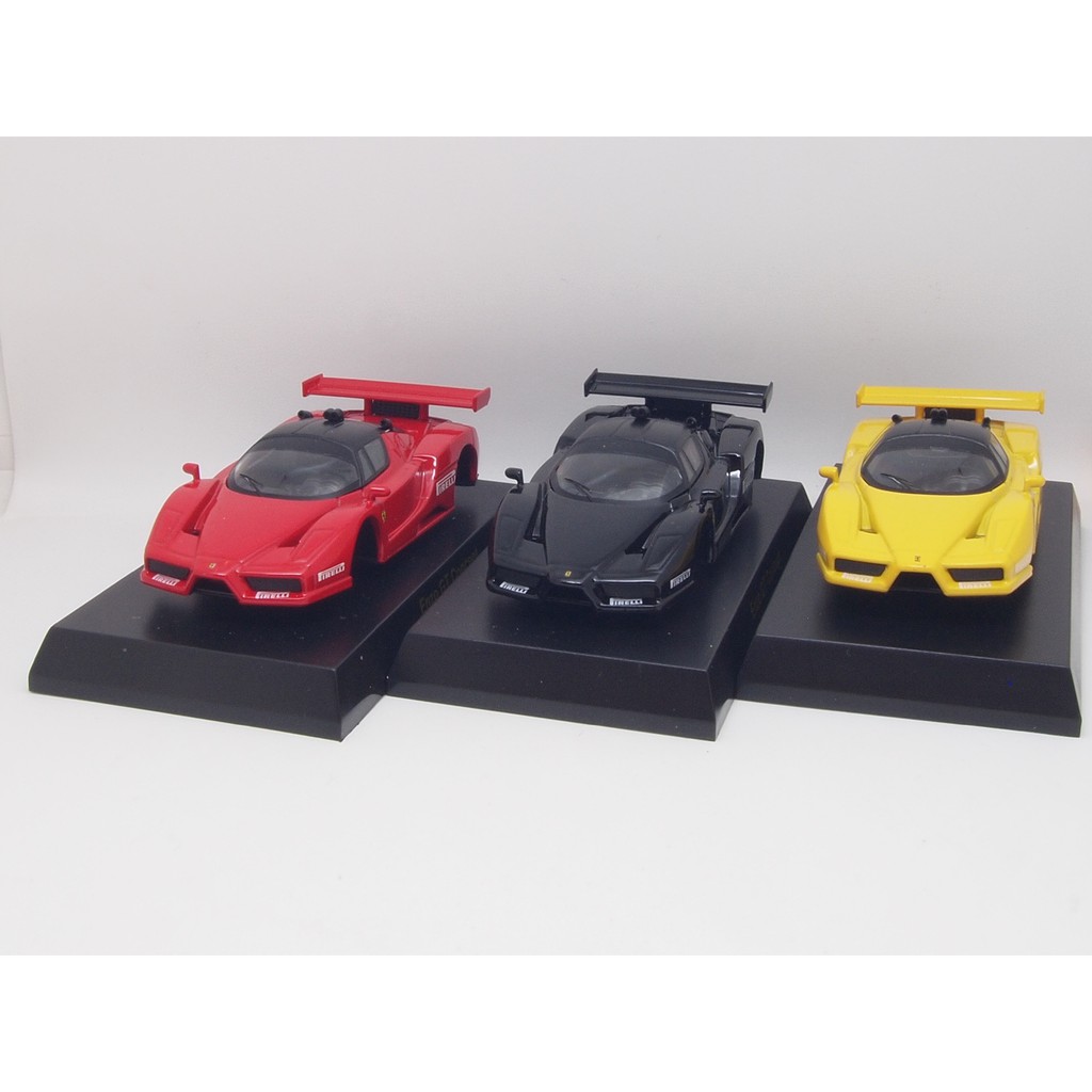 Kyosho 京商 1/64 Ferrari Collection 8 NEO Enzo GT Concept 一組三台