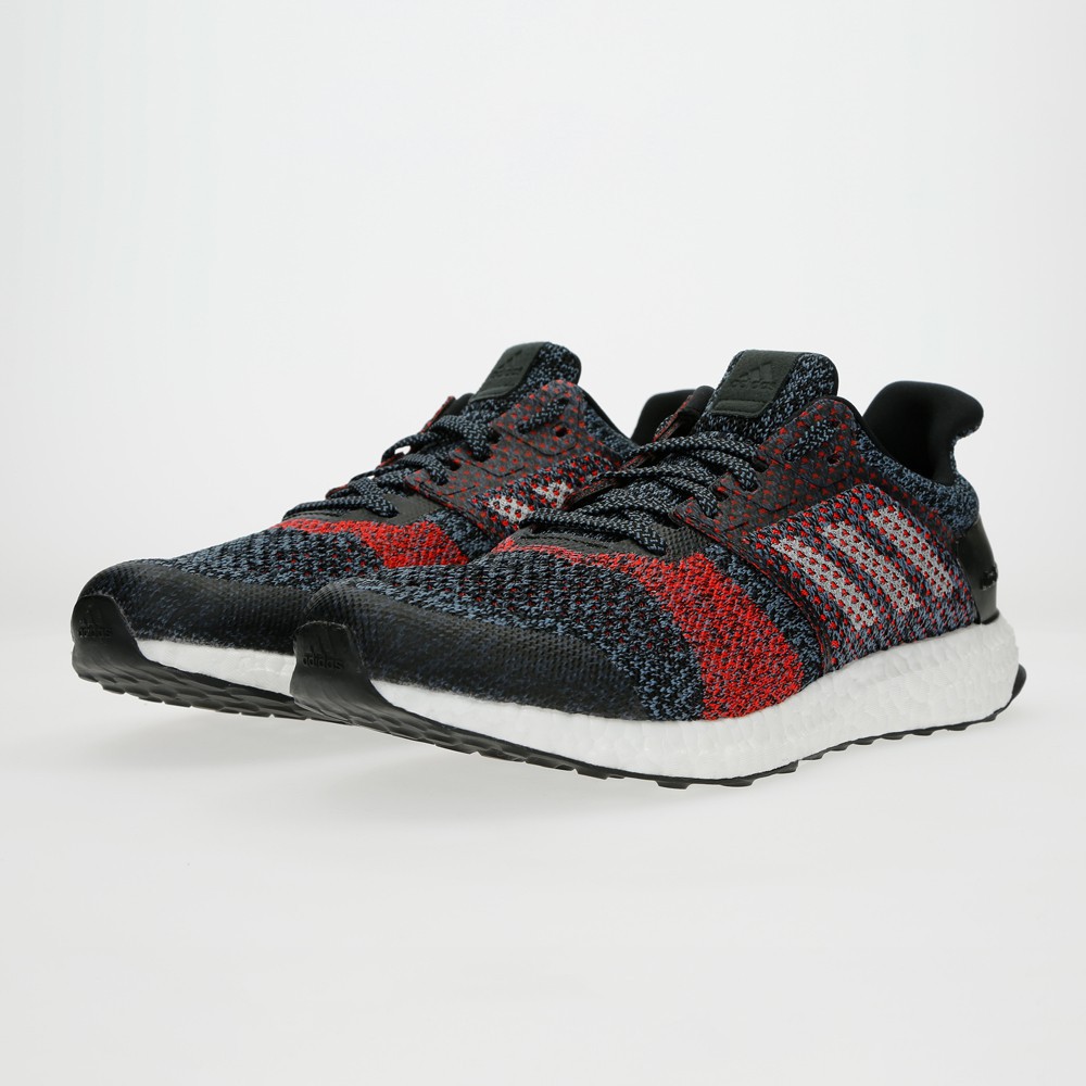 ADIDAS Ultra boost ST 土耳其藍黑橘紅漸層編織慢跑鞋CM8277 | 蝦皮購物