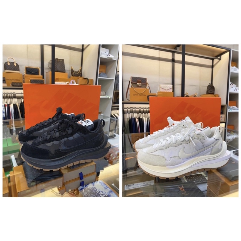 鹿晉歐美精品🦌 Nike Sacai 黑生膠/奶油白生膠運動鞋