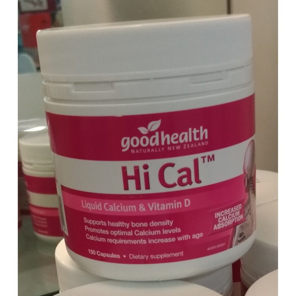 現貨- 紐西蘭好健康 Hi Cal 液體鈣+維D膠囊 更易吸收 150粒