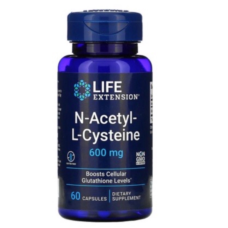Life Extension, NAC N-乙醯-L-半胱氨酸 600 毫克，60 粒膠囊