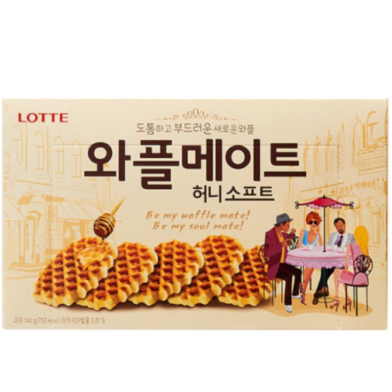 [花花🌺韓國直送]  LOTTE樂天 蜂蜜奶油鬆餅/ 鬆餅餅乾