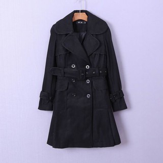 CHOU CHOU→超厚實厚重排釦傘狀毛呢大衣洋裝外套