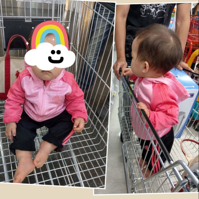 門市購入正品極新Adidas  粉色 桃紅色不對稱風運動套裝 長褲外套baby女童 粉紅