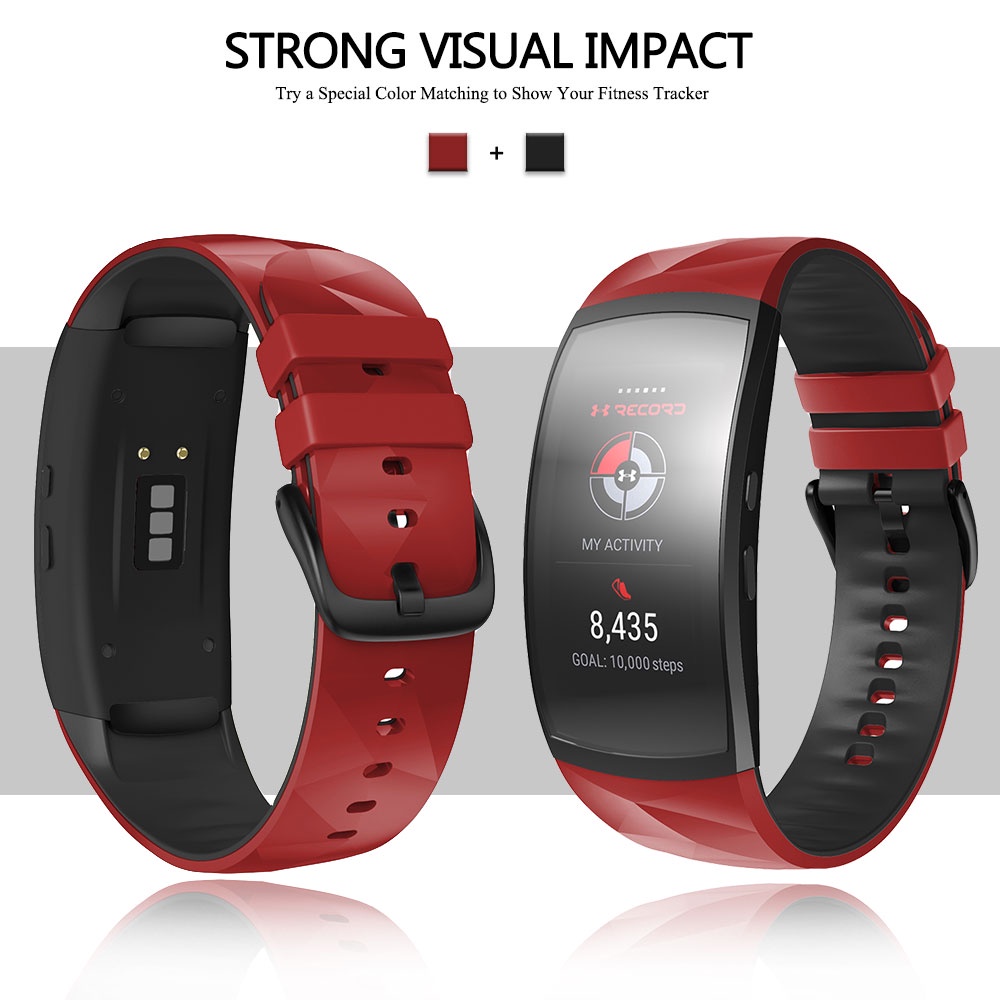 三星Galaxy Watch Gear Fit 2 Pro Fit2 R360 錶帶客制化優質橡膠防水腕帶| 蝦皮購物