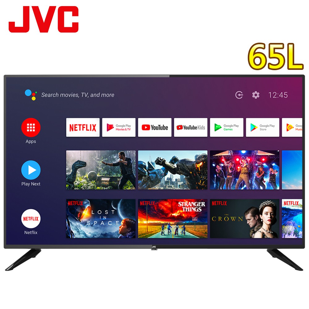 JVC 65吋4K HDR Android TV連網液晶顯示器65(L)贈基本安裝 大型配送 大型配送