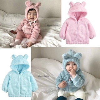 5折出清~臺灣現貨 冬季珊瑚絨小童造型外套,9m/12m/18m/24m/100