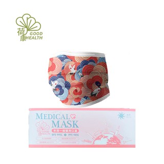 【 荷康】醫用醫療口罩 雙鋼印 臺灣製造 國家隊 丹頂鶴 成人 (30片/盒)