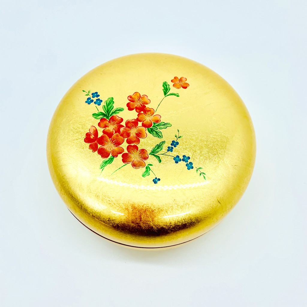 日本金箔菓子盒櫻花蹴鞠杜若 蝦皮購物