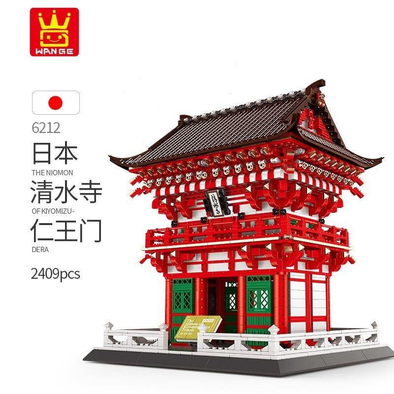 積木總動員 萬格6212 建築系列日本京都清水寺清仁王門2409pcs 50 40 12cm 蝦皮購物