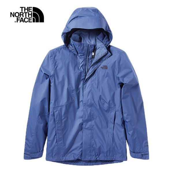 The North Face 男 防水透氣衝鋒外套 藍 NF0A3SPIHDC【GO WILD】