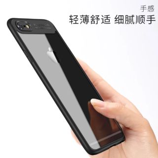 小麥手機配件貨倉蘋果手機殼 iphone6/6s/6p/i6s plus/i7/i8矽膠軟邊硬殼 輕薄全包透明保護手機殼