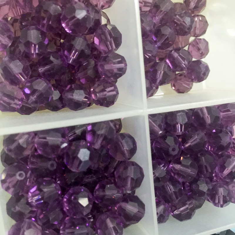 (單顆價)地球珠綜合顏色區 8~12mm 施華洛世奇水晶 5000 DIY 串珠 出清串珠材料 圓珠 水晶珠'