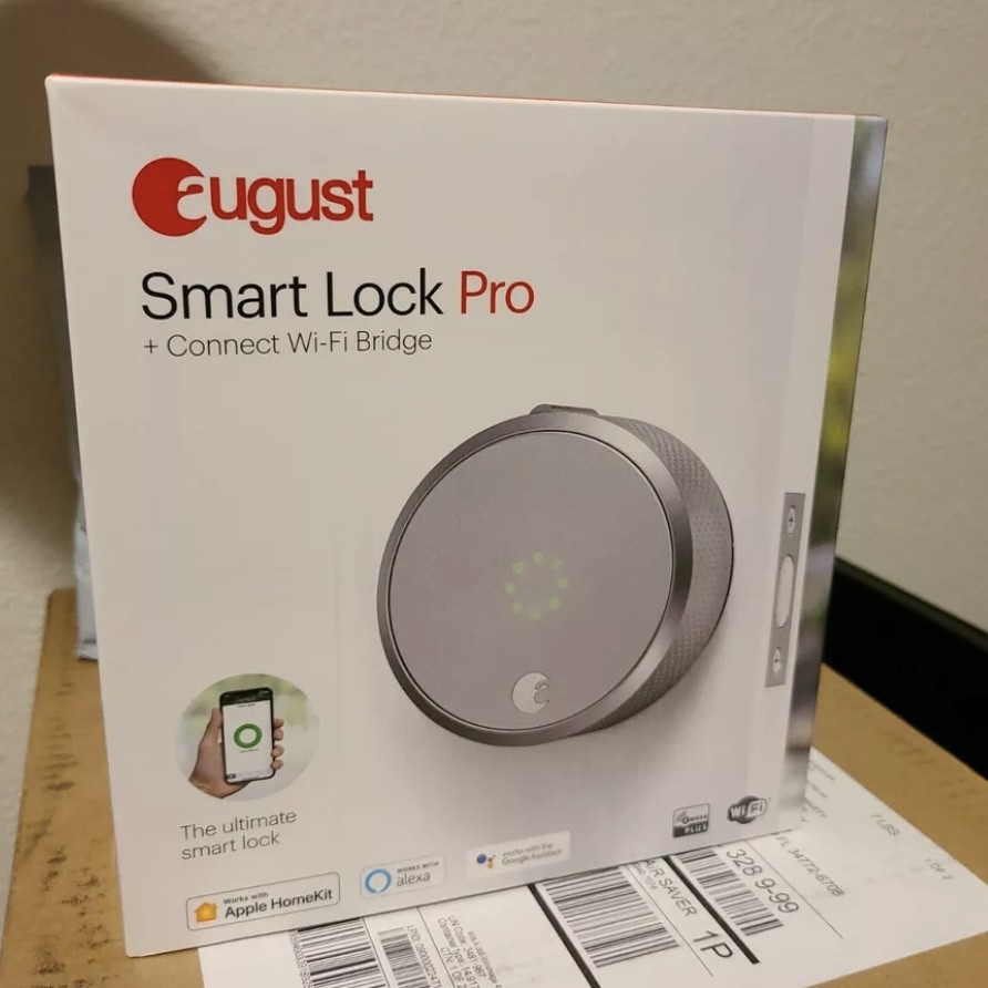 福利品 銀/黑 August Smart Lock Pro 支援HomeKit 智慧門鎖 電子鎖