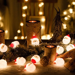#台灣現貨#聖誕老人燈串聖誕雪人燈串活動裝飾派對燈飾裝飾
