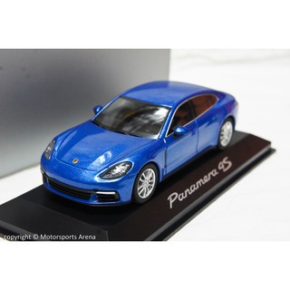 【超值特價】保時捷原廠 1:43 Herpa Porsche Panamera 4S 2016 寶藍