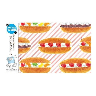 日本 Wa-Life 抗菌多層口罩收納夾/ 夾心麵包 eslite誠品
