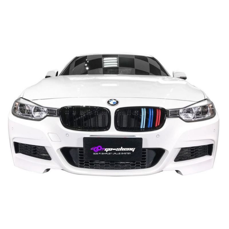 GOS BMW F30 F31 單槓/雙槓 水箱罩 亮黑/亮黑3色 鼻頭 塑膠 3系列
