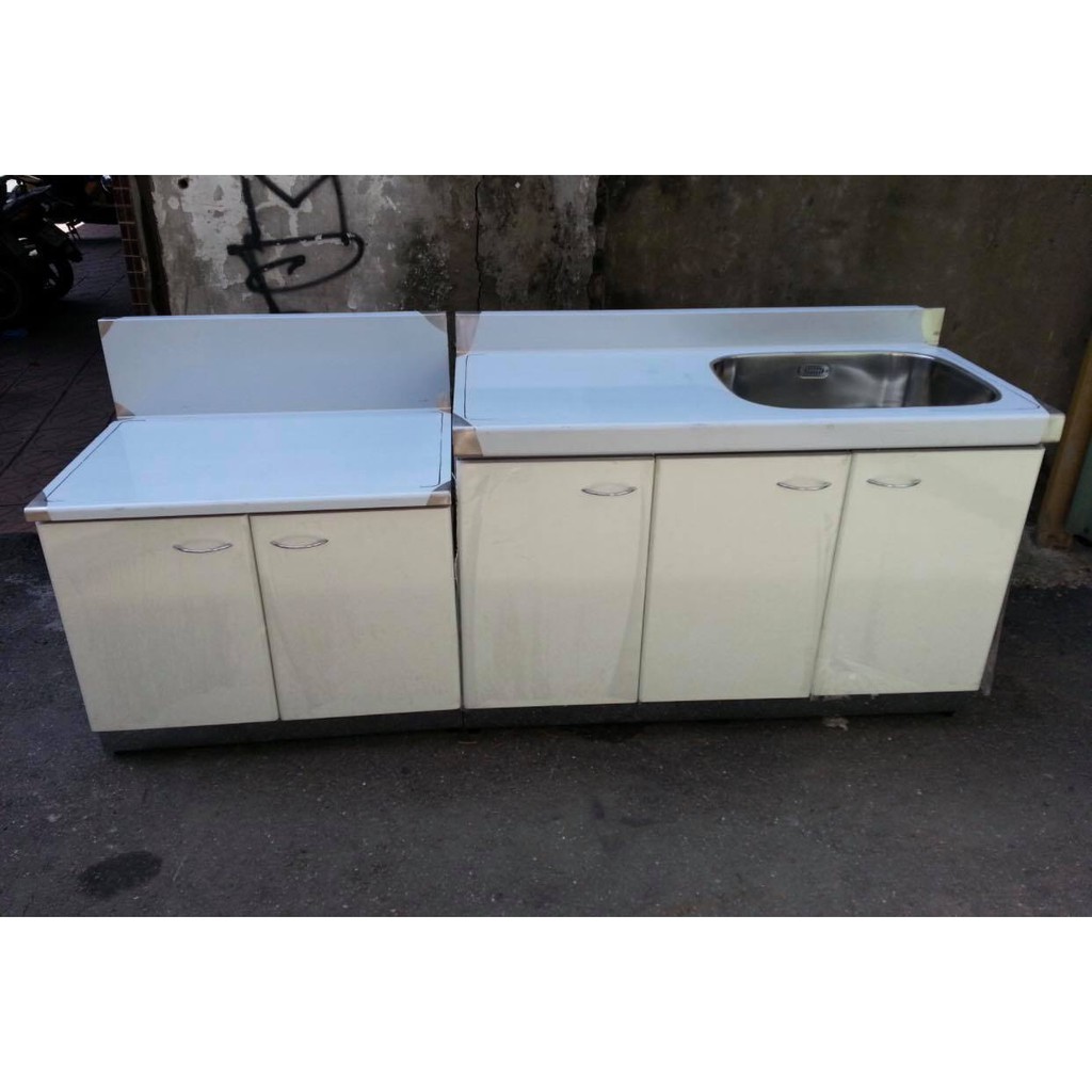 全新商品 2件式流理台 右1公分水槽連平台 80公分瓦斯台 蝦皮購物