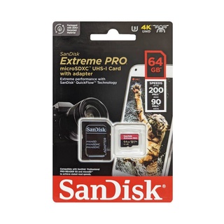 SanDisk 64GB Extreme PRO microSDXC UHS-I 記憶卡 200MB/s(平行進口)