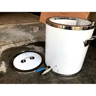 38公升隔水加熱桶(304#) 白鐵桶、不鏽鋼桶、不鏽鋼保溫桶、白鐵雙層桶、煮麵線、煮起司醬、煮醬料