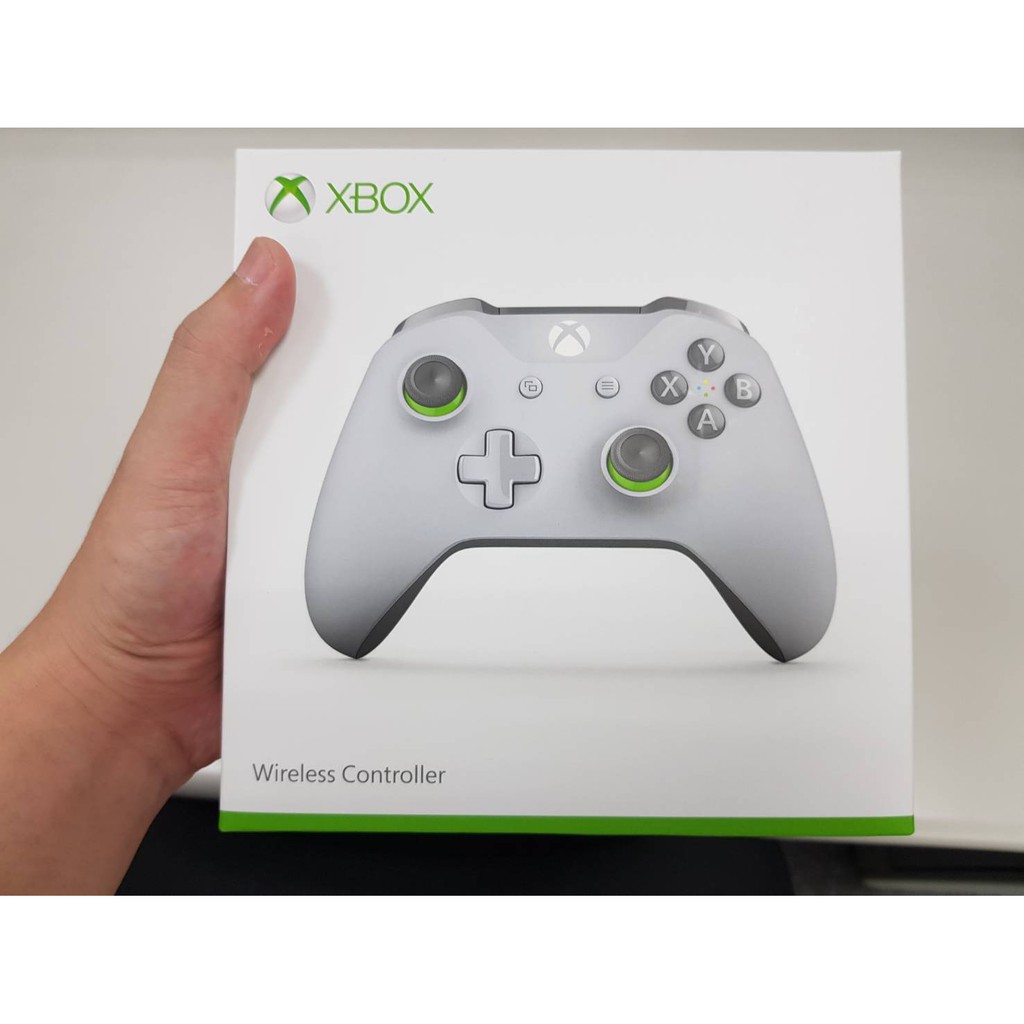 [全新原廠]XBOX ONE 無線控制器 灰色/綠色 無線手把 原廠公司貨 灰綠特別款 內嵌 3.5mm插孔