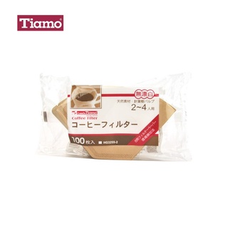 【勝曼精品咖啡】Tiamo 102無漂白咖啡扇形濾紙 2-4人份 100入 手沖器具 咖啡濾紙 咖啡器具