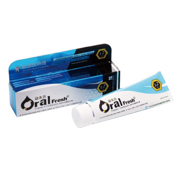Oral Fresh 歐樂芬 敏感性防護蜂膠牙膏 (120g/條)