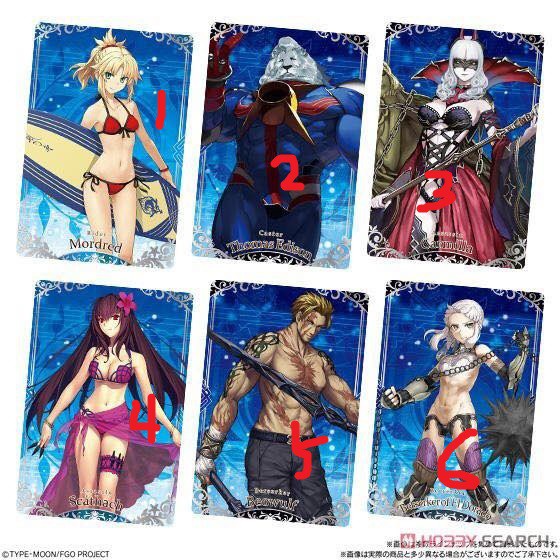 現貨日版fate Grand Order Fgo Vol 4 威化餅卡n卡師匠莫德雷德賴光蘭斯洛特 蝦皮購物