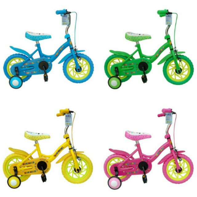 EMC12吋小飛俠兒童腳踏車(藍/綠/黃/粉)