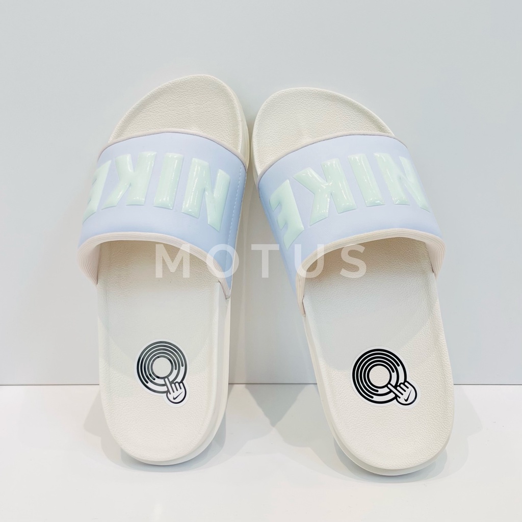 Motus | Nike Offcourt Slide Marble 粉藍 拖鞋 BQ4632-012