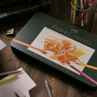 ［免運優惠］德國 FABER-CASTELL 輝柏 綠盒 藝術家級 油性 色鉛筆 油性色鉛筆 120色『胖媽媽美術文具』