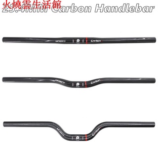 火燒雲 自行車車把碳纖維 LITEPRO 折疊自行車立管/扁把燕子/一字形 25.4*540/580mm火燒雲生活館